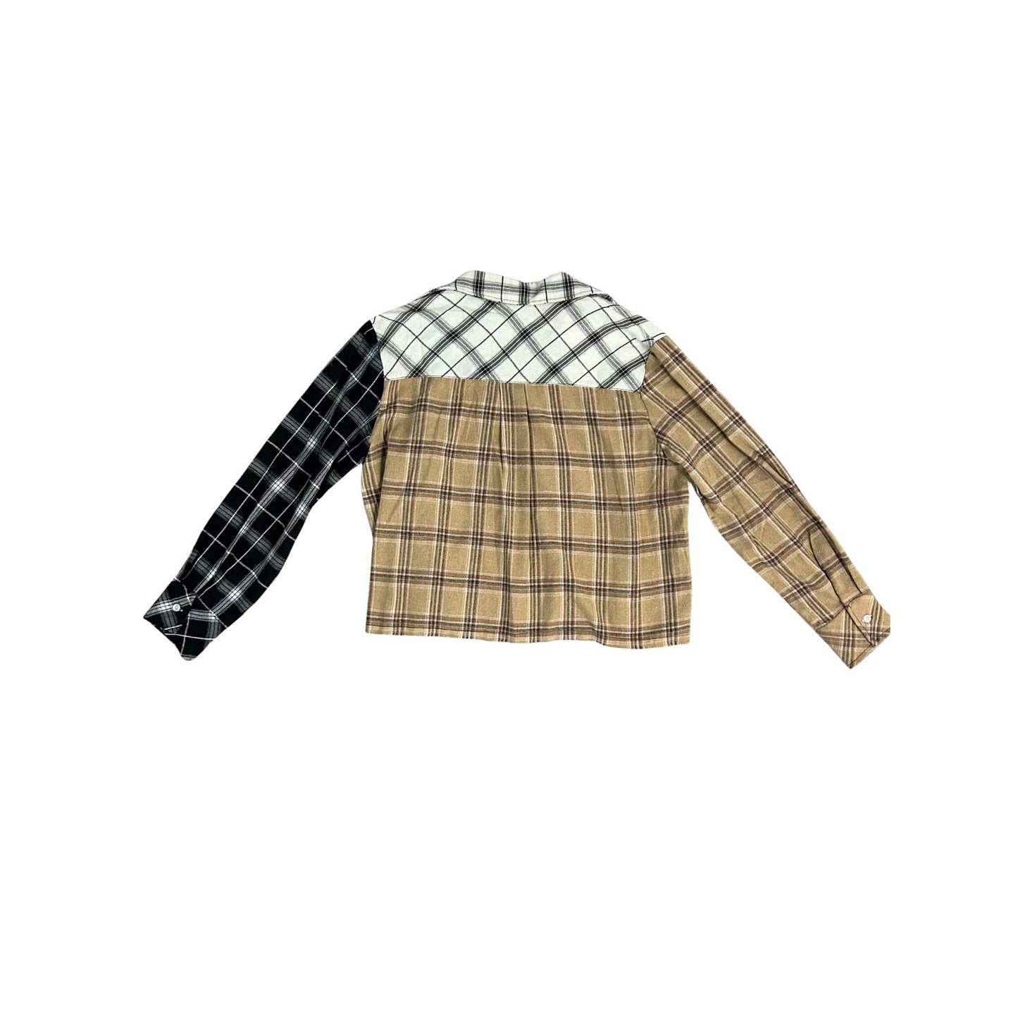 Black/White/Tan Flannel