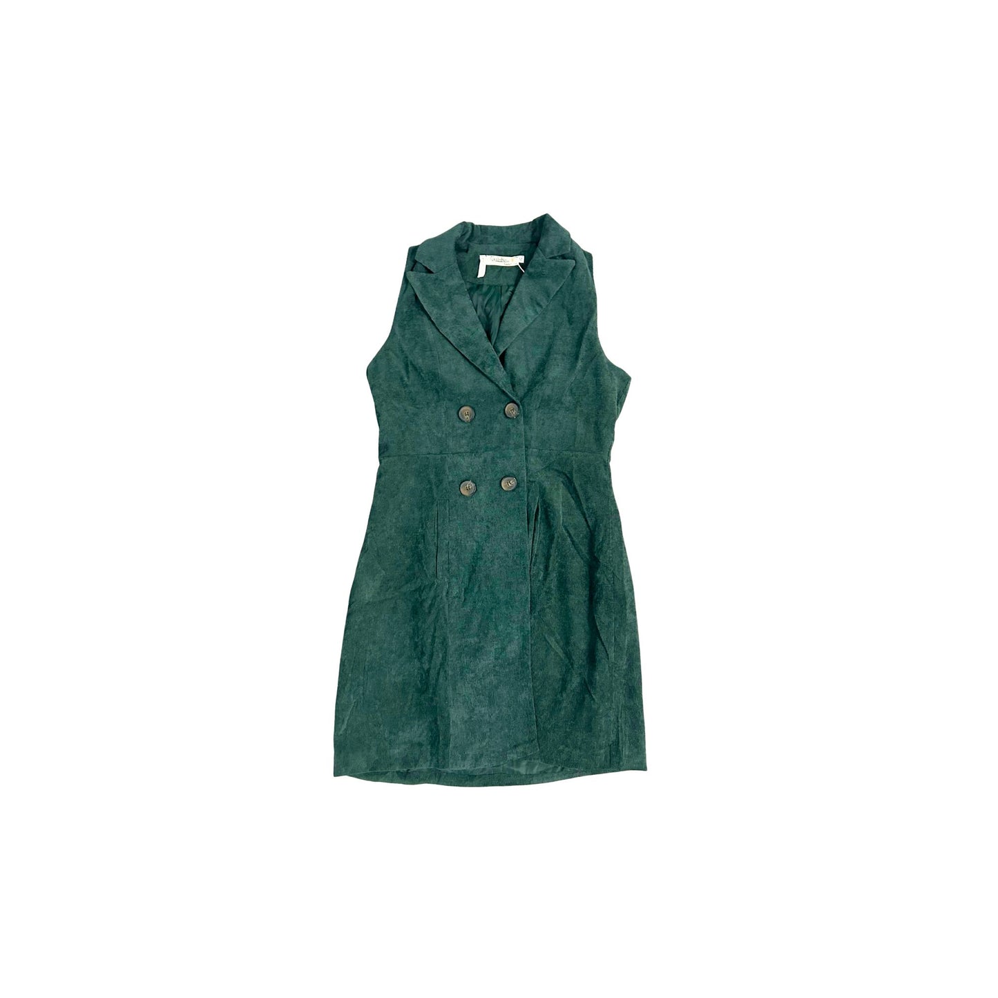 Hunter Green Corduroy Dress