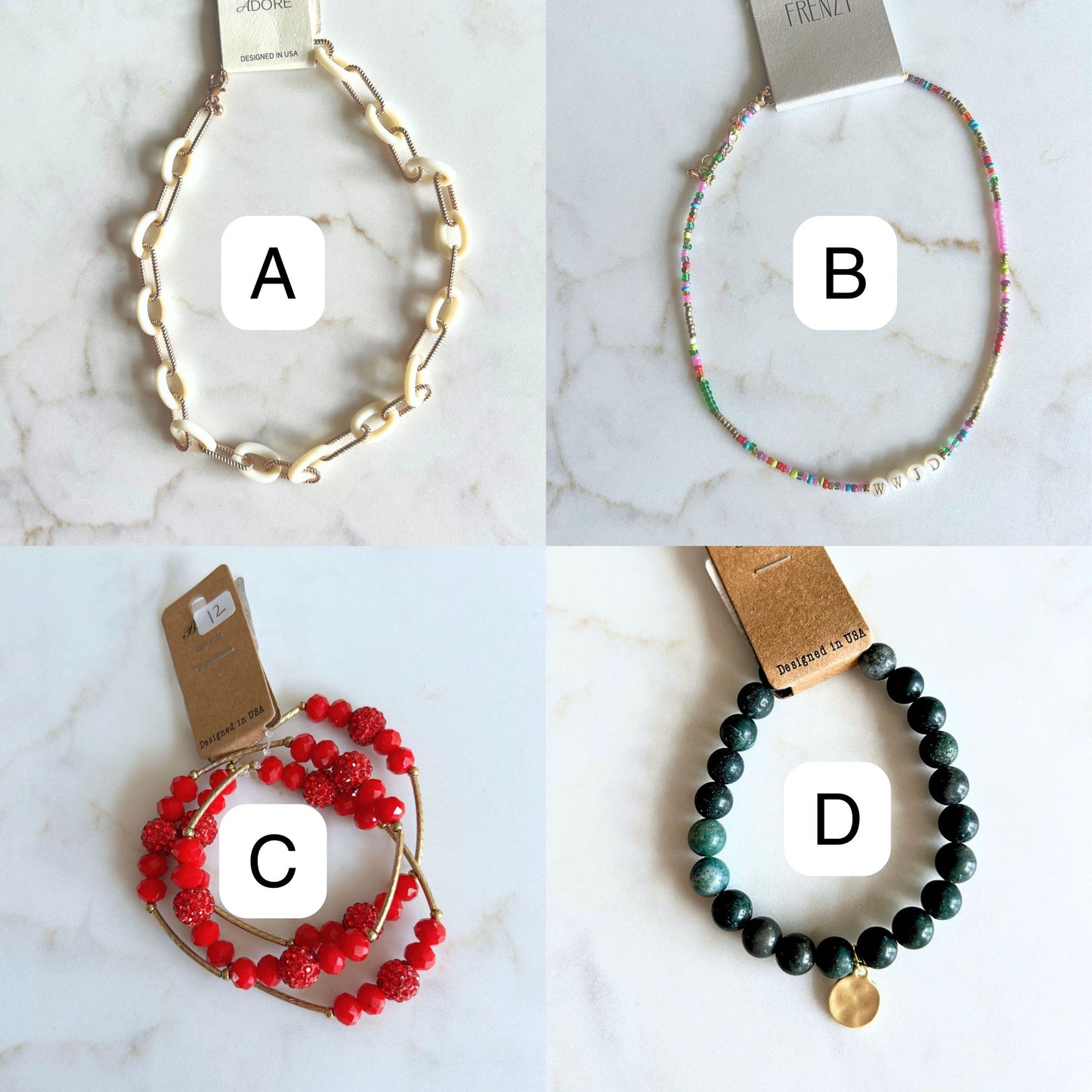 Jewelry: Necklaces/Bracelets