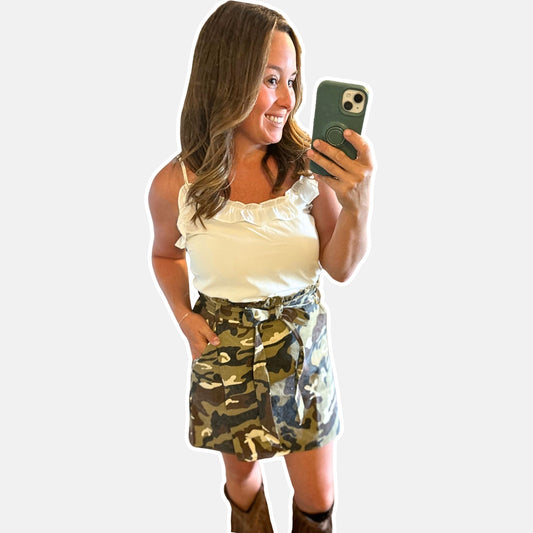 Camo Skort