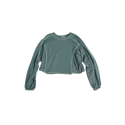 Dusty Teal Stitched Top
