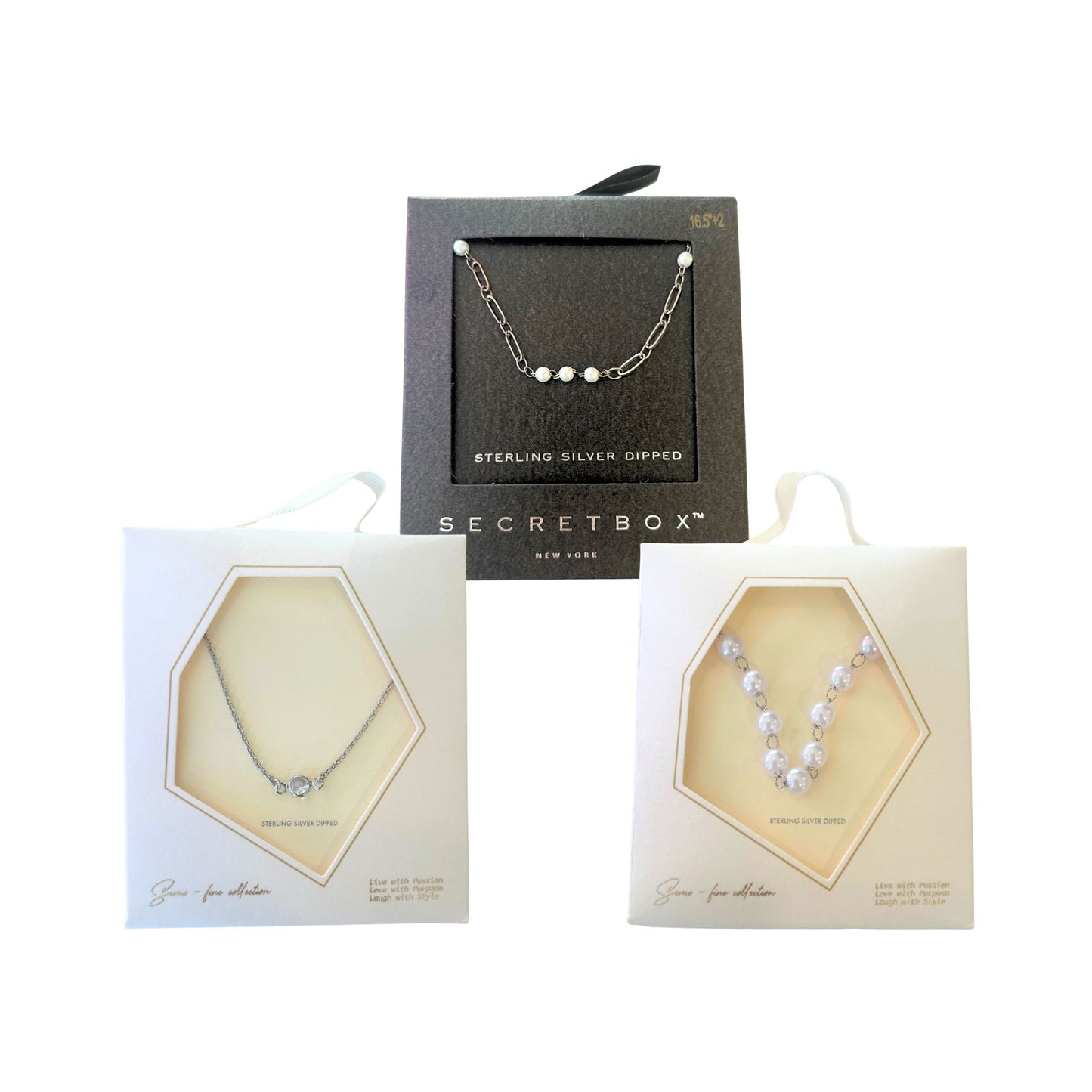 Jewelry: Sterling Silver Dipped Necklaces