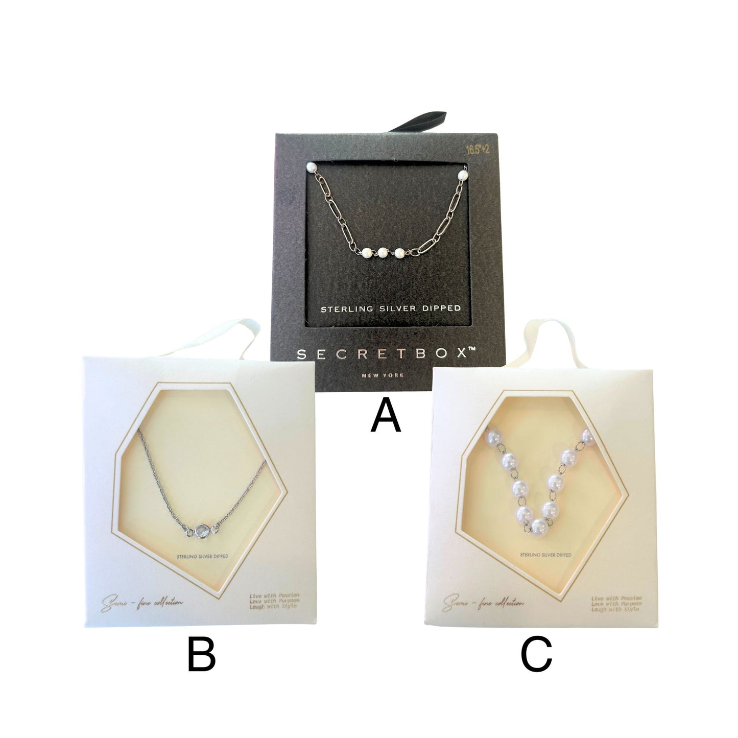 Jewelry: Sterling Silver Dipped Necklaces