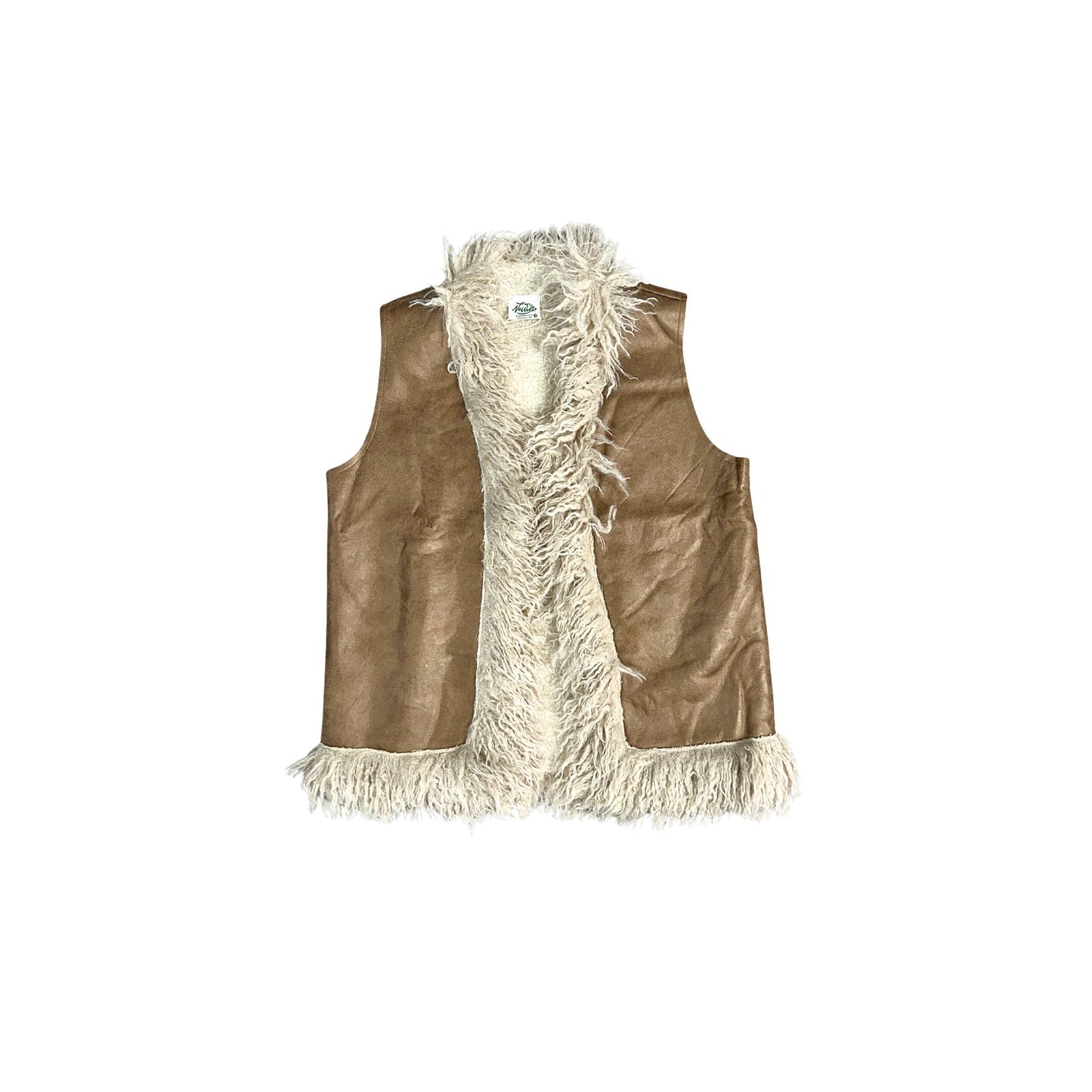 Sherpa & Suede Boho Vest