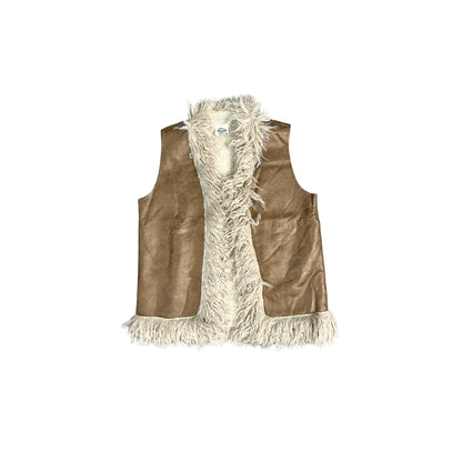 Sherpa & Suede Boho Vest