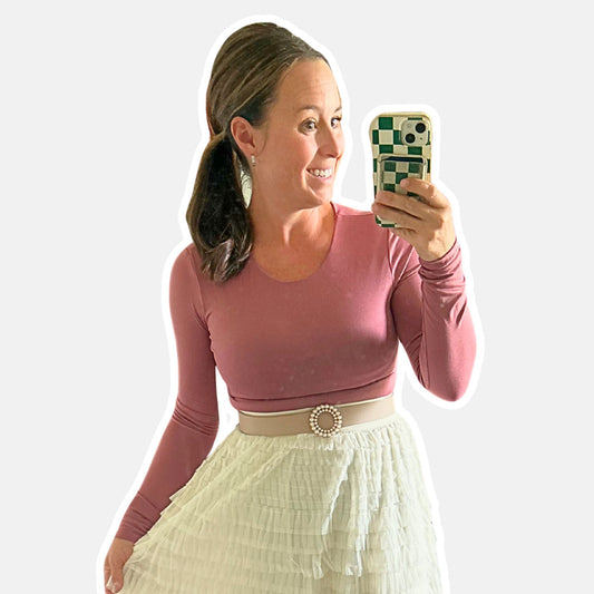 Skims Dupe Long Sleeve - Marsala