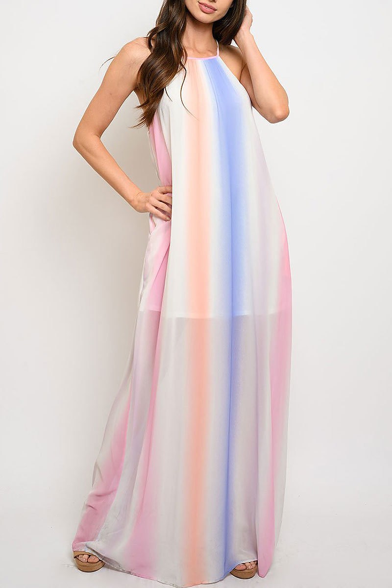 Watercolor Maxi Dress